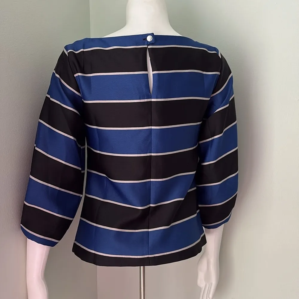 BR striped boat neck dressy office top XXS petite - Image 5