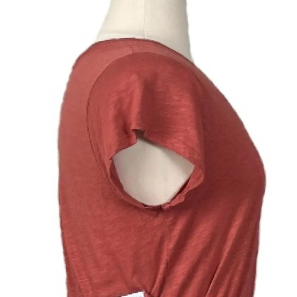 Sanctuary New T-shirt Amber Scoop Tee Short Sleeves Rust Orange Women’s Size XL - Image 8
