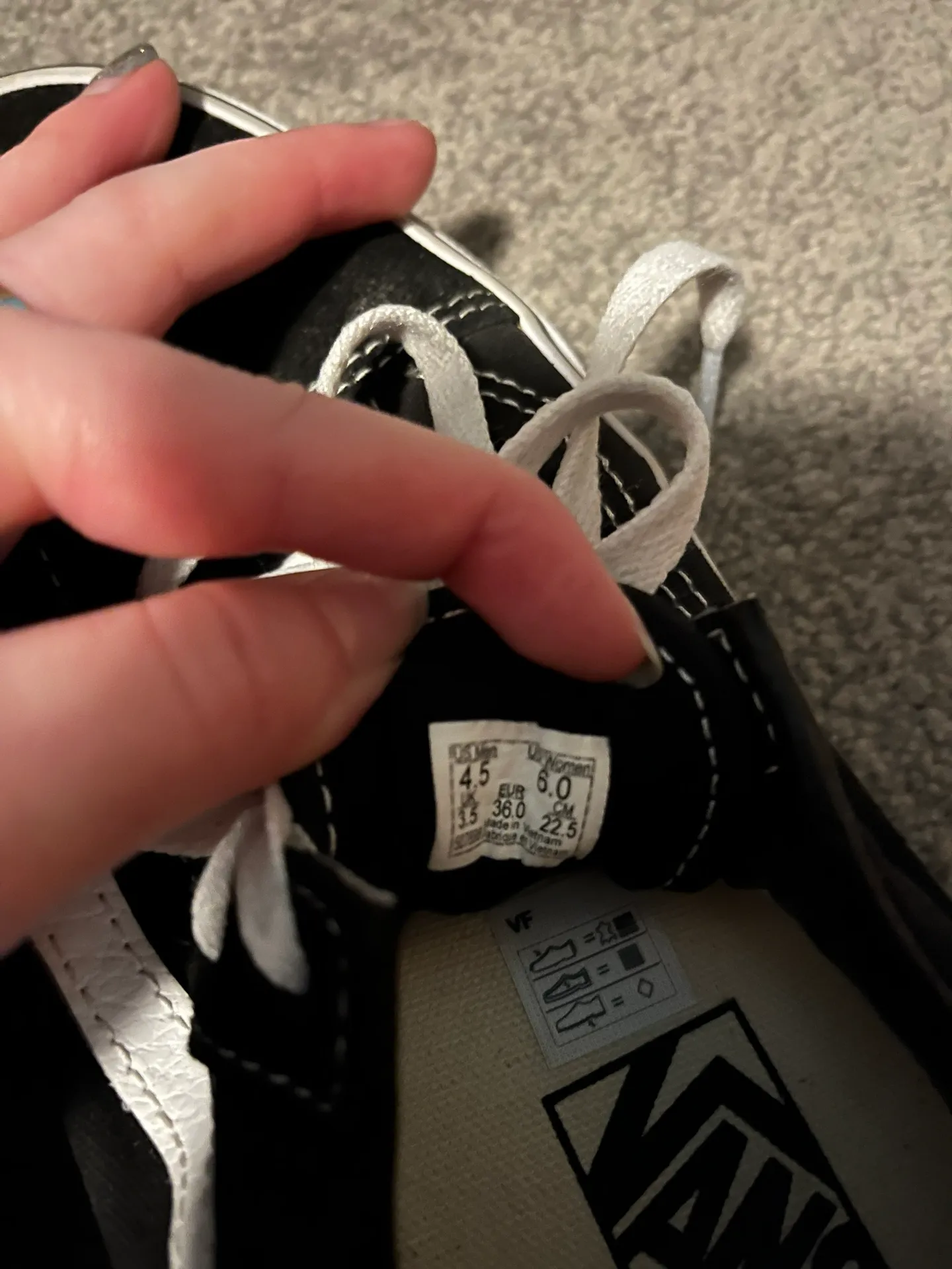 Vans Black  Shoes - Image 4