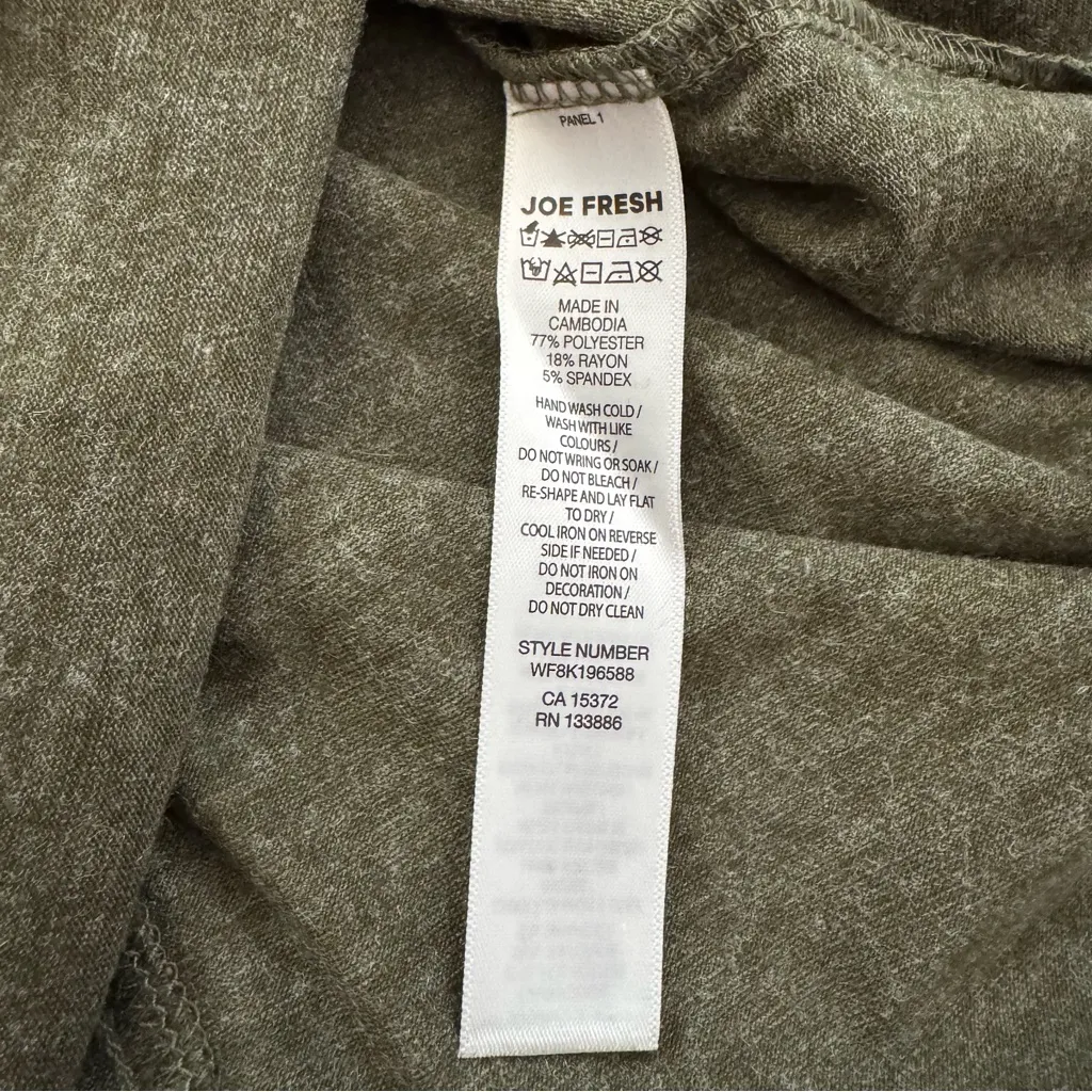 JOE FRESH green v-neck tunic, size M - Image 8