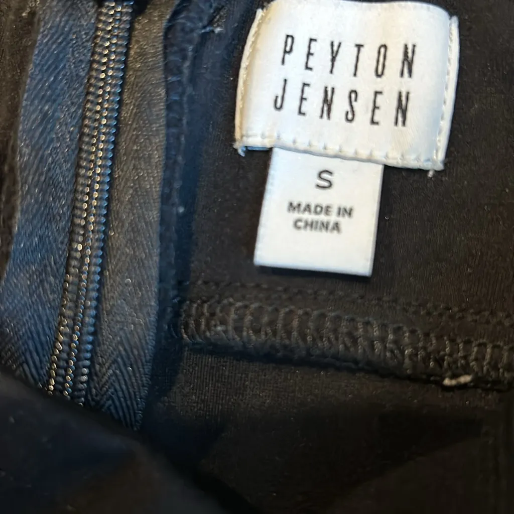 3/$15 PEYTON JENSEN black strapless jumpsuit - Image 4