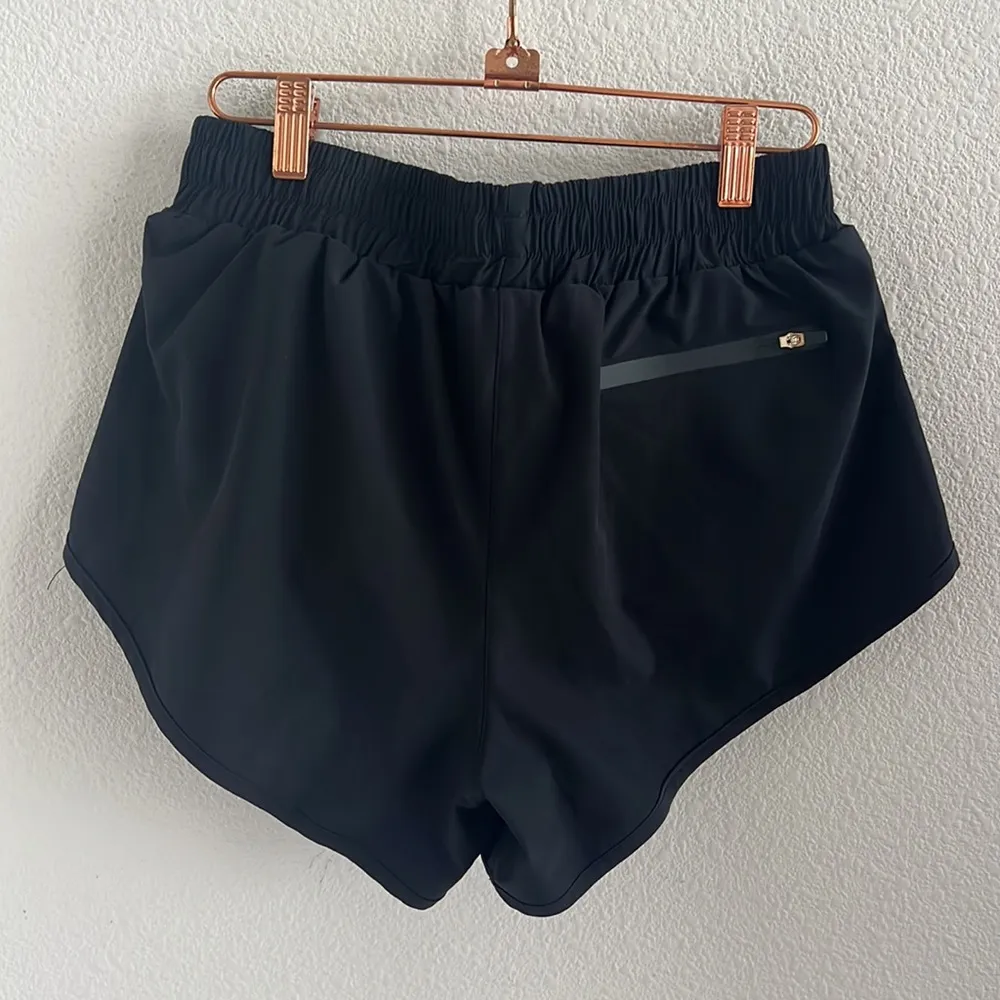 PE Nation In Goal Short Black Pink Gold Athleisure Activewear Sporty Pull On S - Image 7