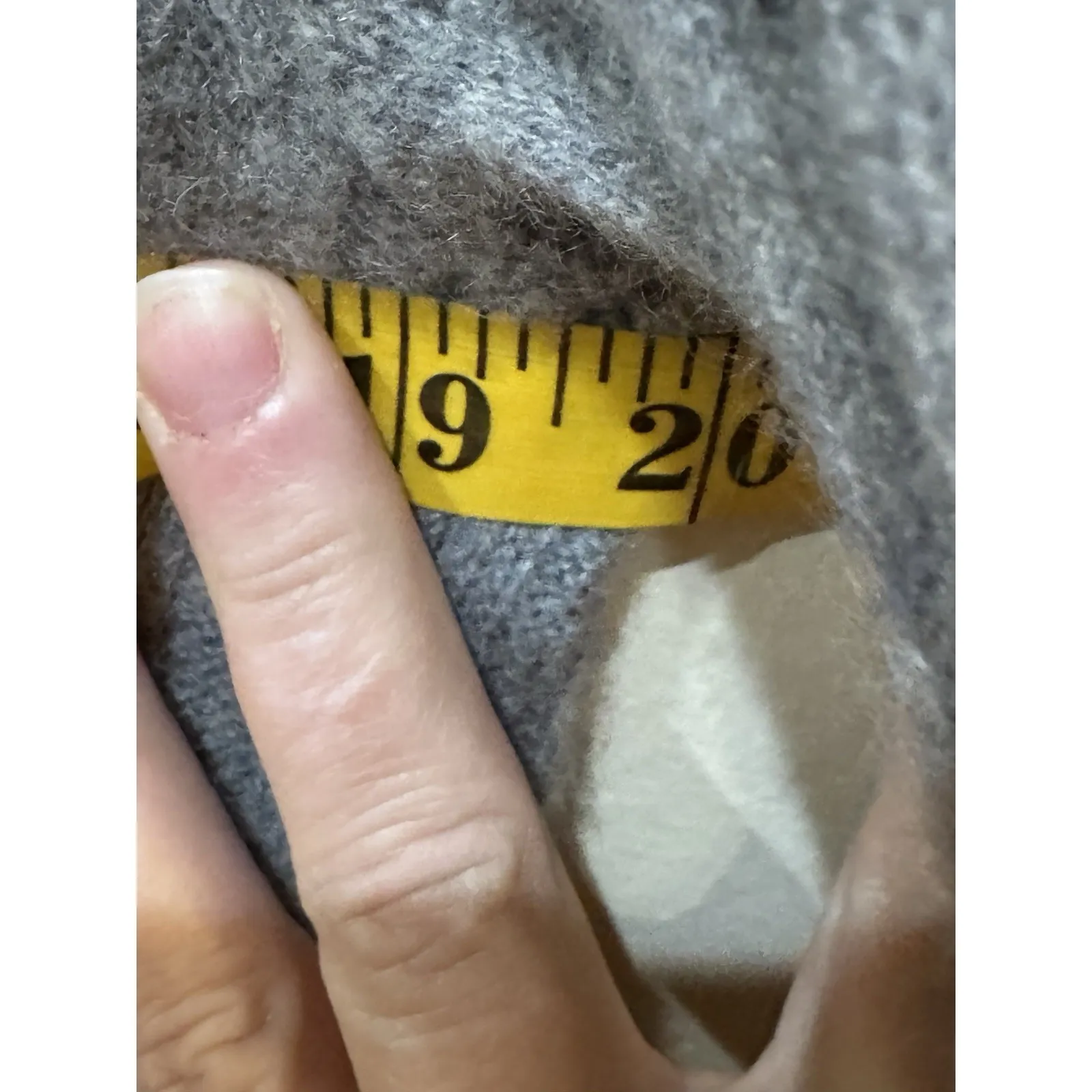 Minnie Rose Long Line Open Ribbed Cashmere Cardigan‎ Size XS Gray - Image 5