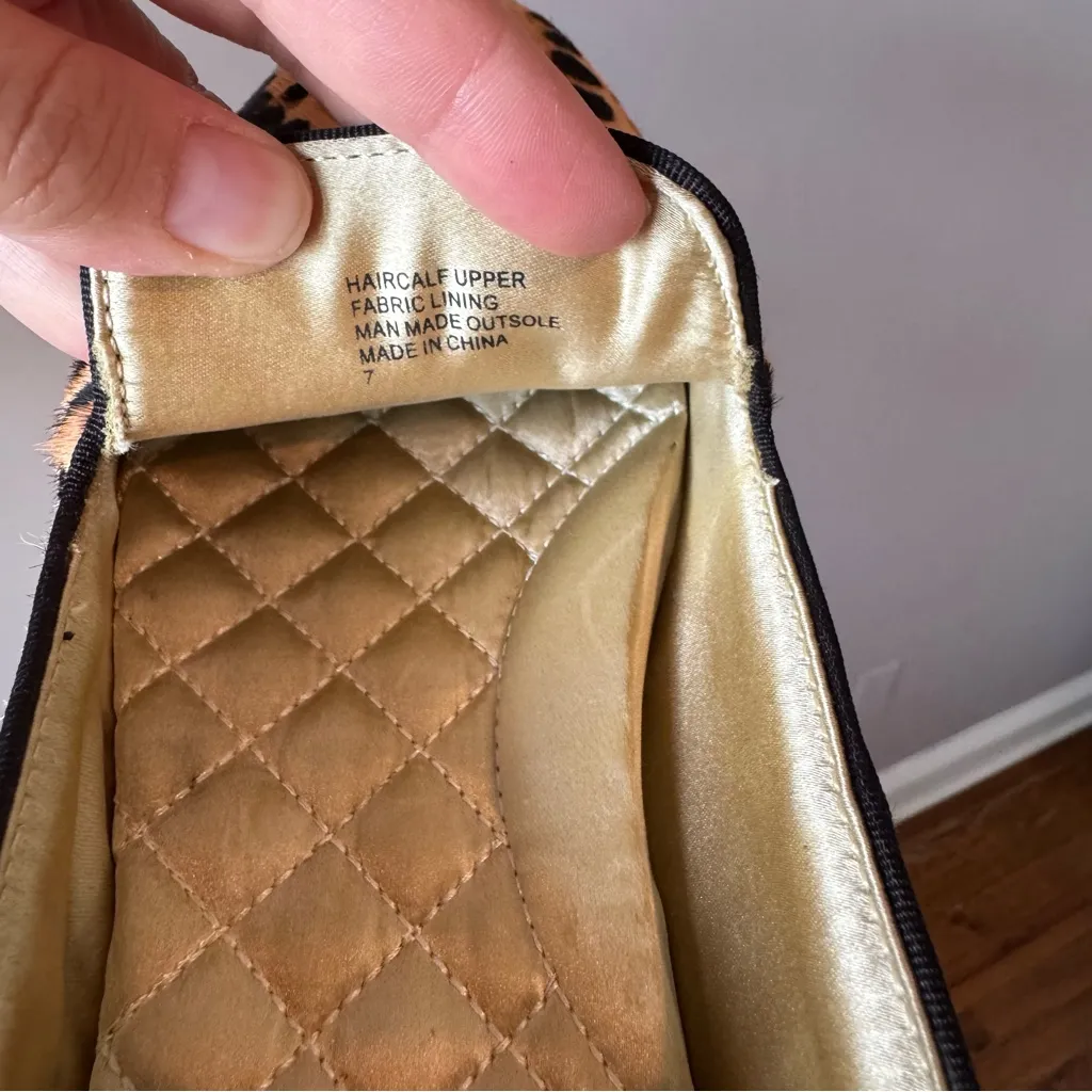 Birdies Women’s The Starling Limited Cheetah Calf Hair Loafers‎ Size 7 - Image 3