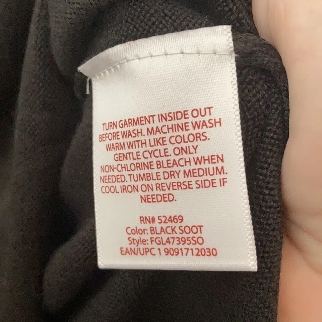 FINAL MARKDOWN Faded glory embroidered bell sleeve sweater medium NWT - Image 4