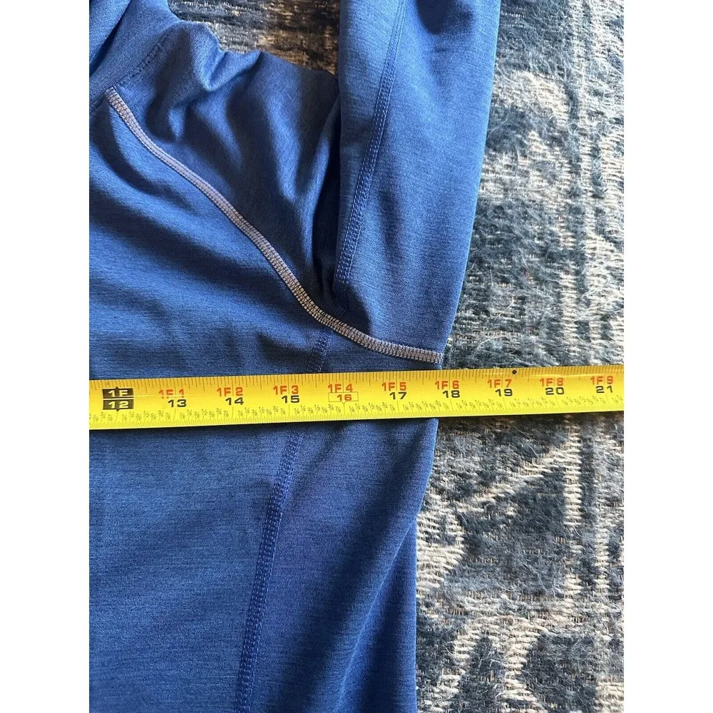 Nike Sprint Fleece Women Small Blue Running Top Long Sleeve High Neck Thumbholes - Image 6
