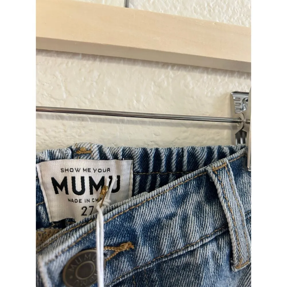 Show Me Your Mumu Sedona Straight Jean in Skyline Indigo 27 NWT - Image 4
