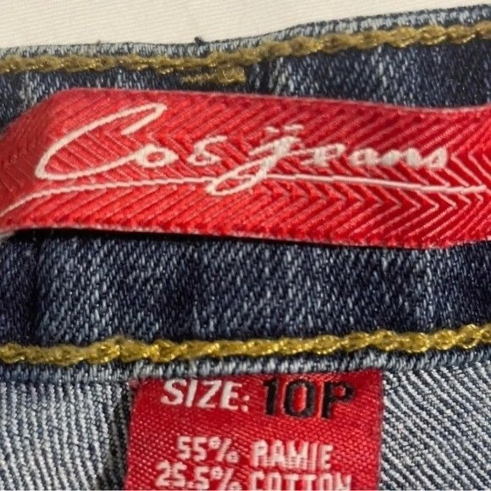 COS Denim Bootcut Leg Jeans 10 Petite - Image 7