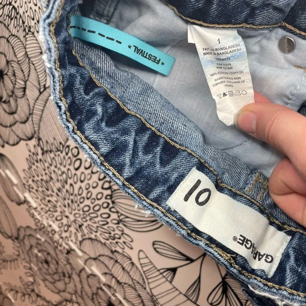 Garage  Festival Denim Shorts - Image 3