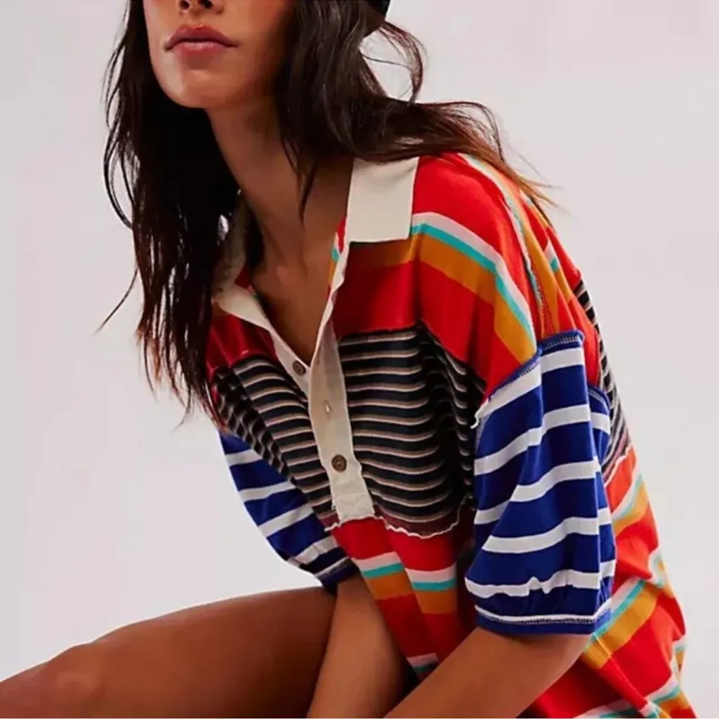 We the Free Hot Summer TShirt size XS Red - Image 3