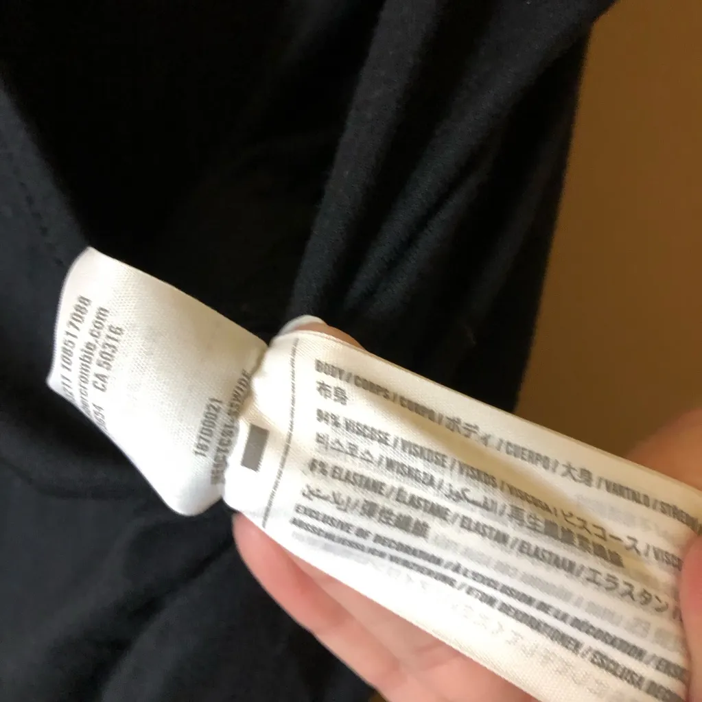 Abercrombie & Fitch Sleeveless Scoop Neck Jumpsuit Black Size Small‎ - Image 6