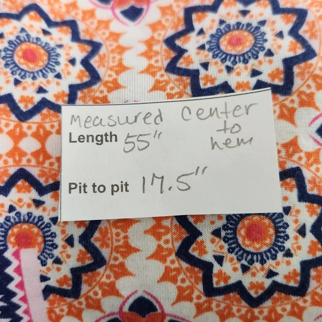 Kut from the Kloth Blue and Orange Boho Maxi Dress Size 12 Patchwork Boho Dress - Image 10