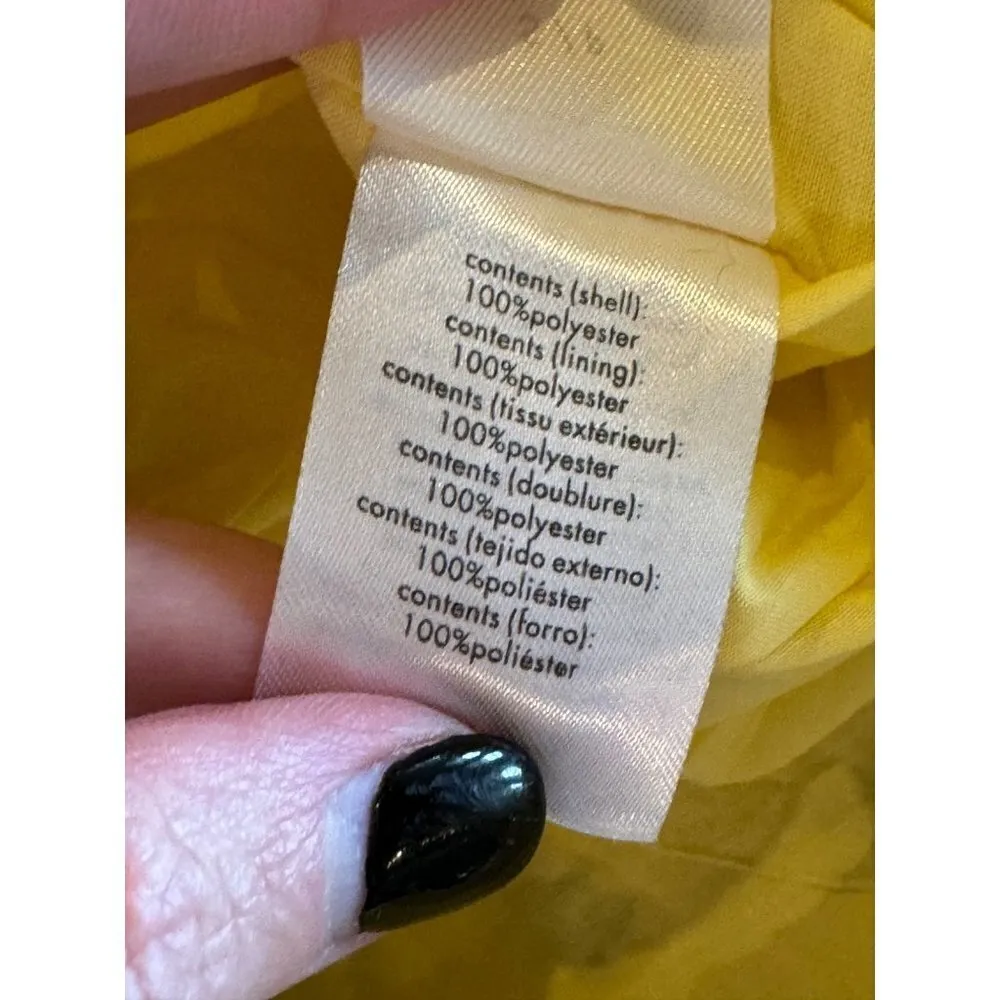 We Wore What  Yellow Floral Print On Off Shoulder Smocked Boho Maxi Dress S NWT - Image 15