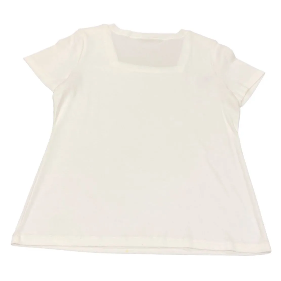 Karen Scoot white cotton T-shirt size L - Image 8