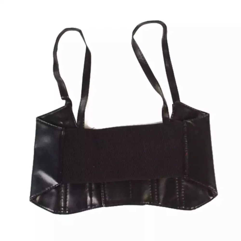 Steampunk Black Brown Corset Belt Vest Harness New - Image 2