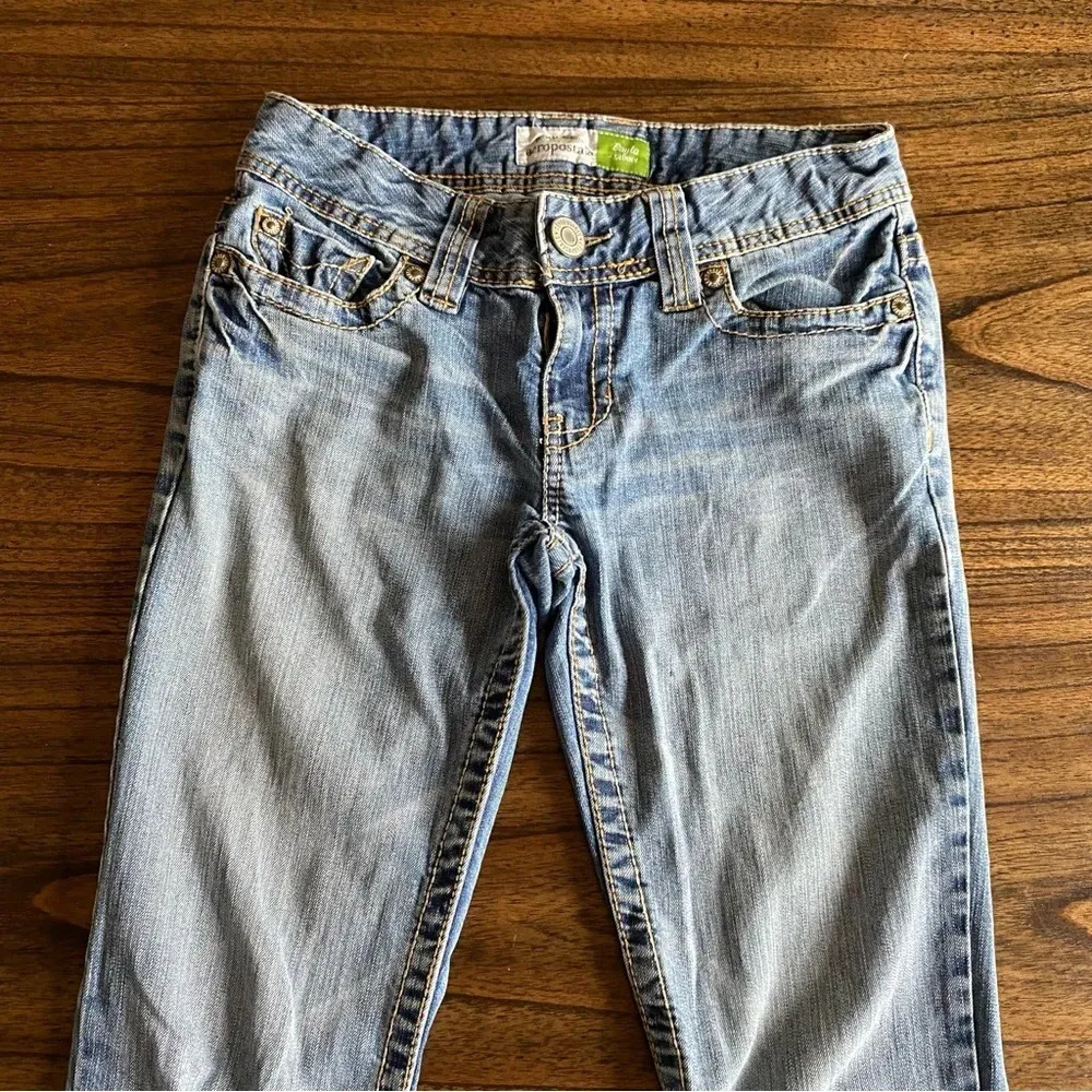 Aeropostale Bayla Light Wash Skinny jeans size 3/4 Long - Image 2