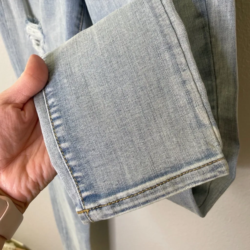 Aeropostale Seriously Stretchy High-Rise Jegging Size 6 Ripped Destroyed Skinny - Image 5