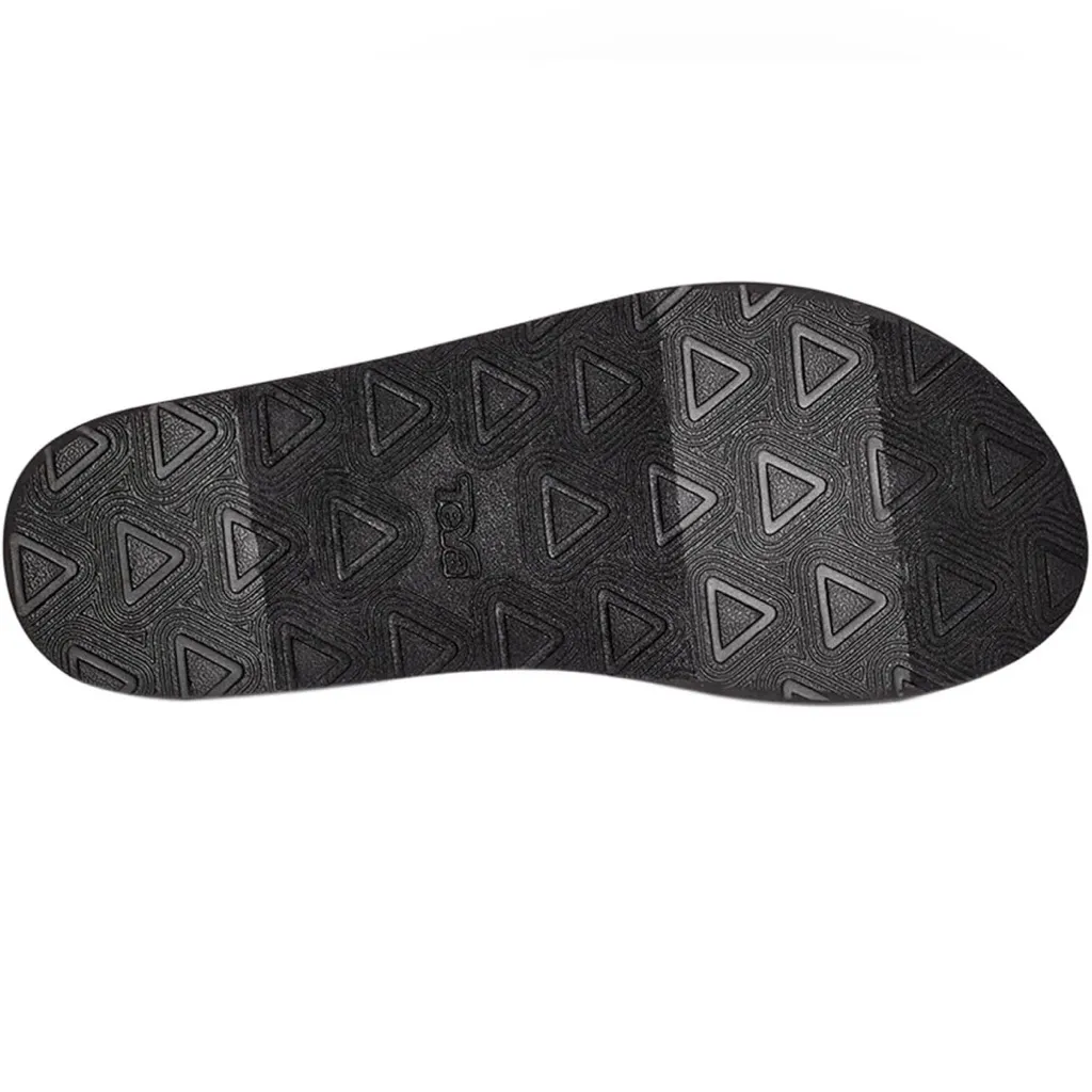 Teva Reflip Strappy Gradiate Sandal Thong Rainbow Flip Flop Black Size 7 New - Image 5