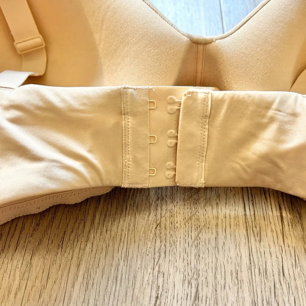 SKIMS Wireless T-Shirt Plunge Bra in Sand Size 46DD - Image 5