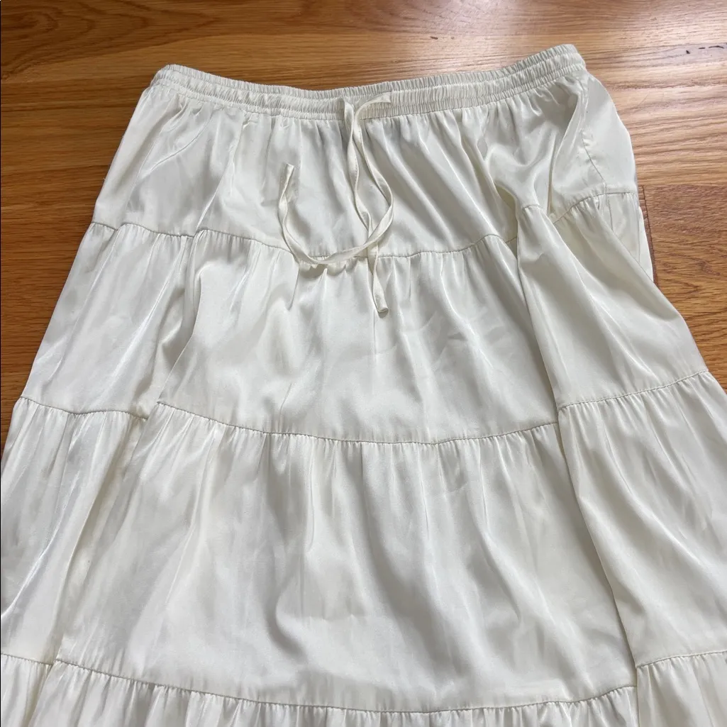 Lioness Satin Effect Midi Skirt - Image 3