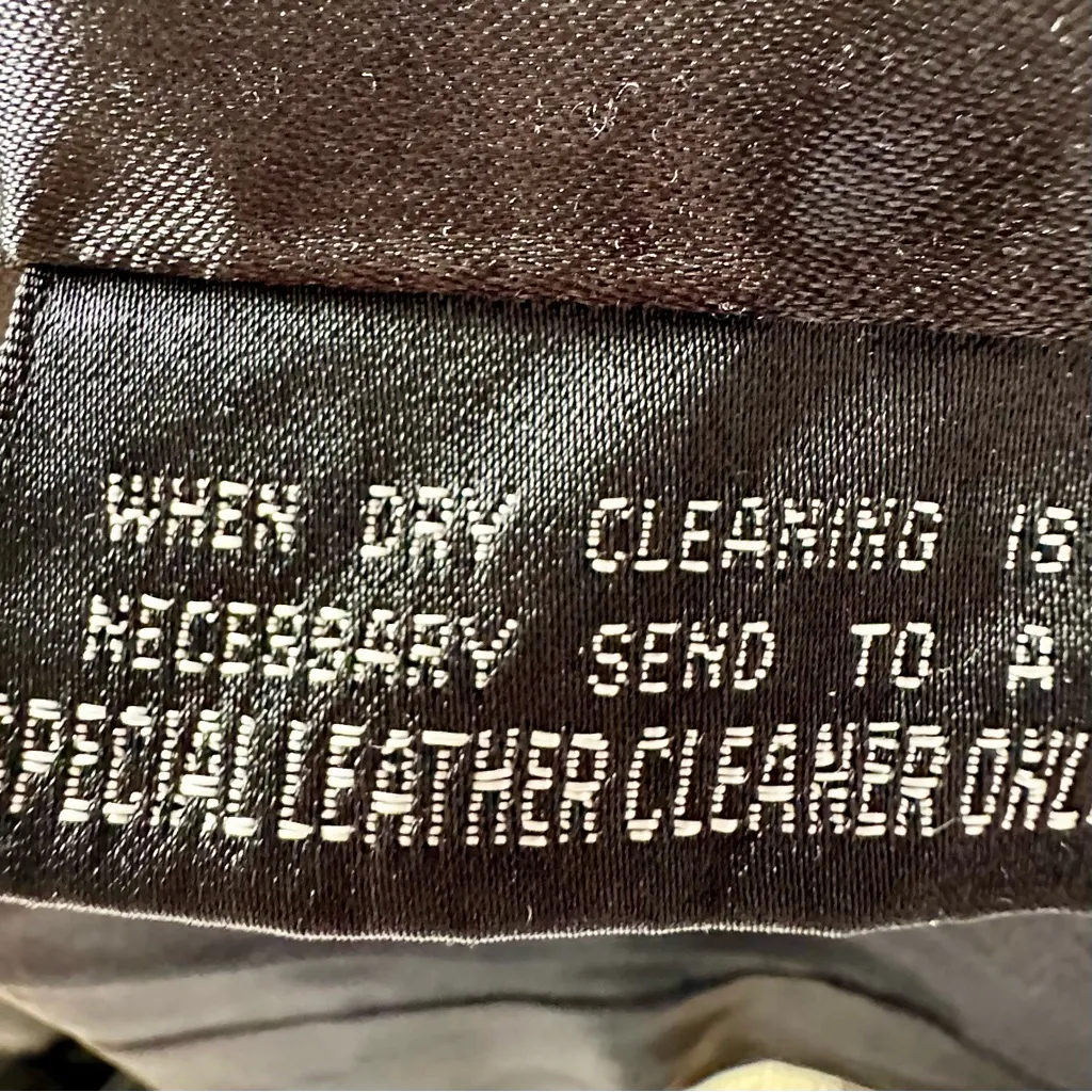 Wilsons Leather Maxima Black Blazer Style Vintage Jacket Button Up Bikercore - Image 11