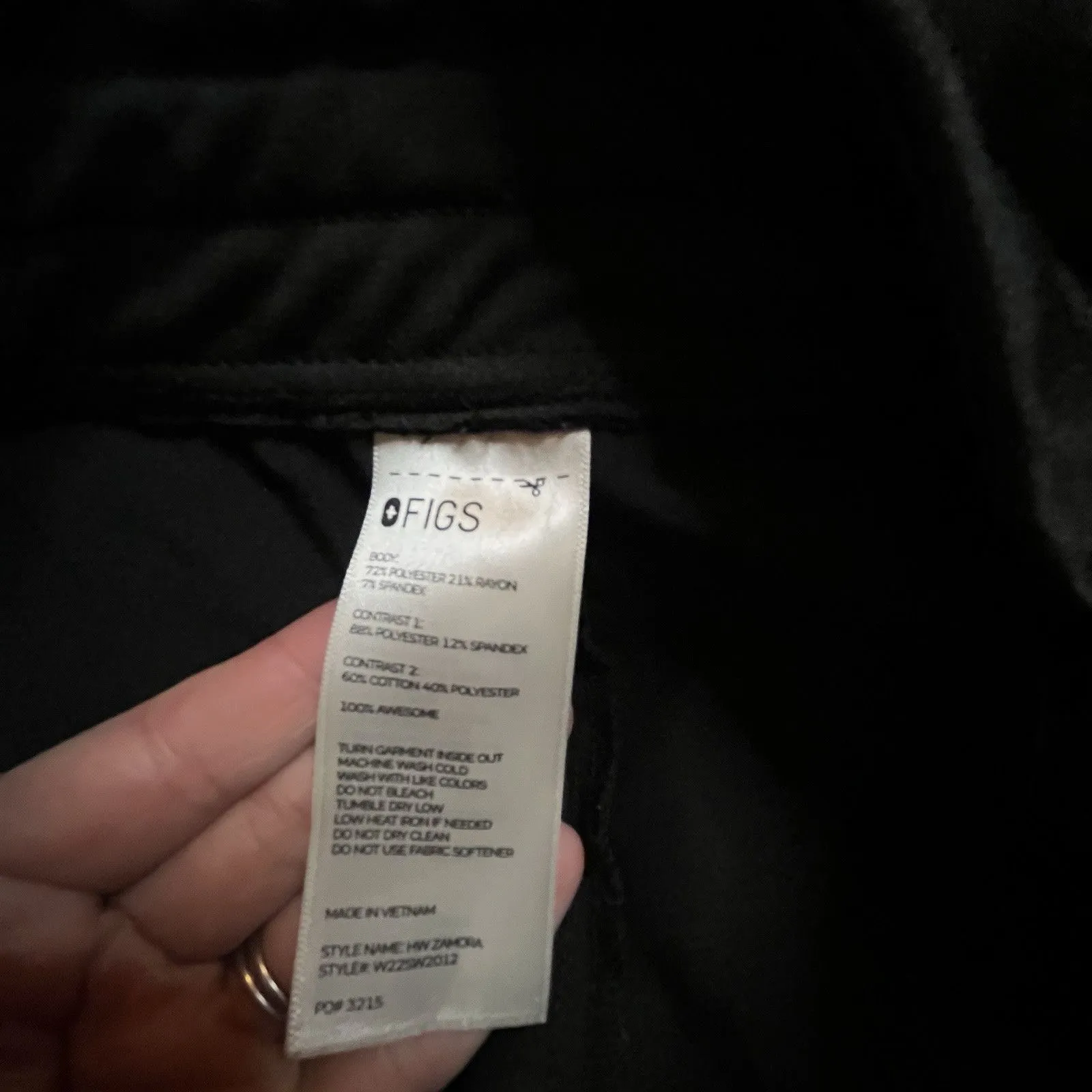 FIGS  Scrubs Technical Livingston Pants Size Medium EUC - Image 5