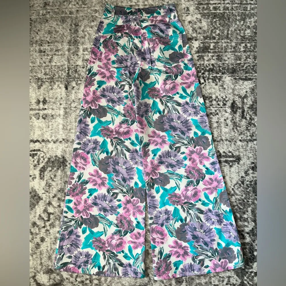 Tamara Floral Wide Leg Pants and Vest Set - Image 10