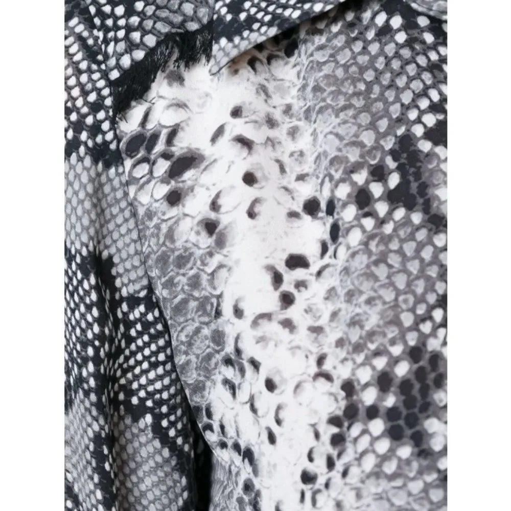 💕ELIZABETH & JAMES💕 Python Print 100% Silk Top - Image 13