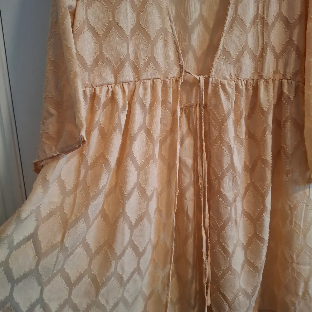 Maurices M Beige Patterned Kimono Cardigan - Image 4