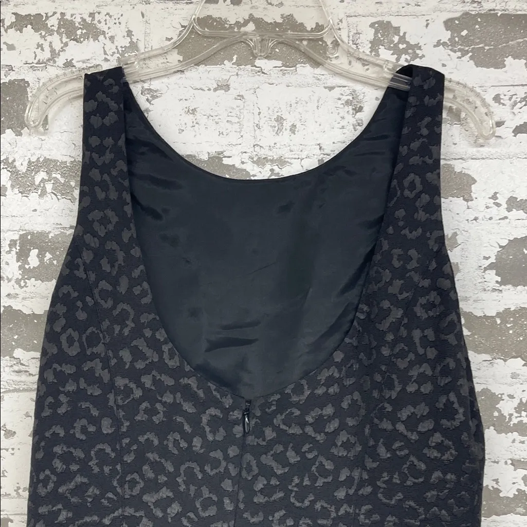 Chetta B Black Textured Pocket Zip Back Dress Size 6 - Image 4