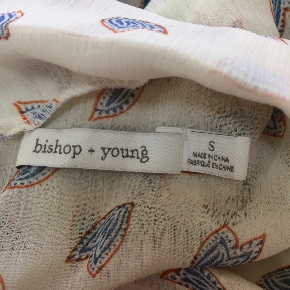 Bishop and Young  Cropped Layered Flounce Blouse - Image 3