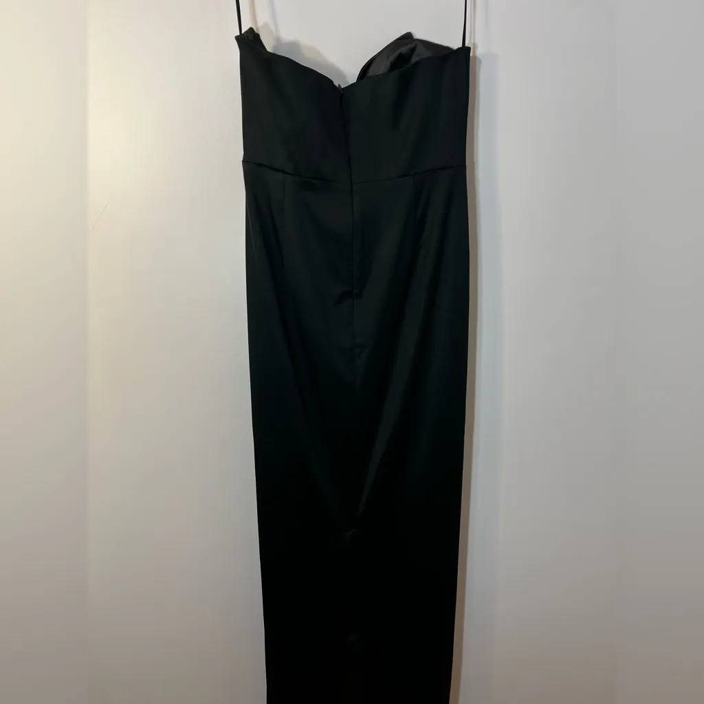 NWT SAU LEE ESTHER STRAPLESS GOWN, size 6 Black - Image 6