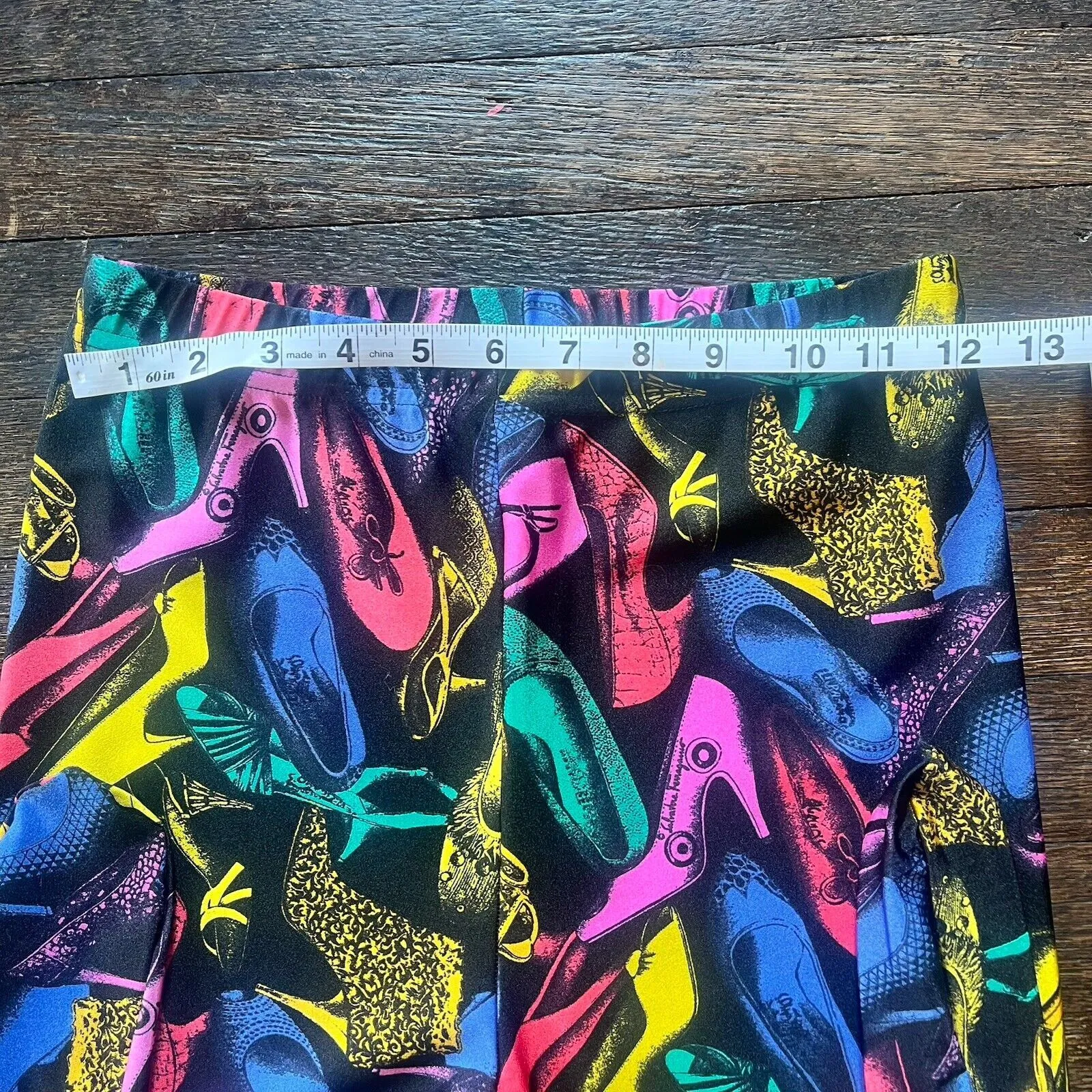 Salvatore Ferragamo Footed Pants Vintage 1990s Linda E Kendall J Hollywood Stars - Image 7