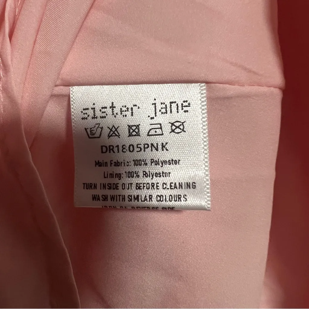 Sister Jane Angelique Jacquard
Mini Dress, New with Tags Pink - Image 5