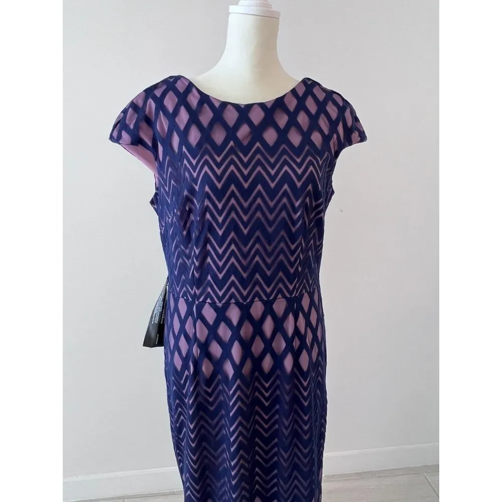 JS Collections LINDA CAP SLEEVE COLUMN GOWN Size 8 new without tags - Image 3