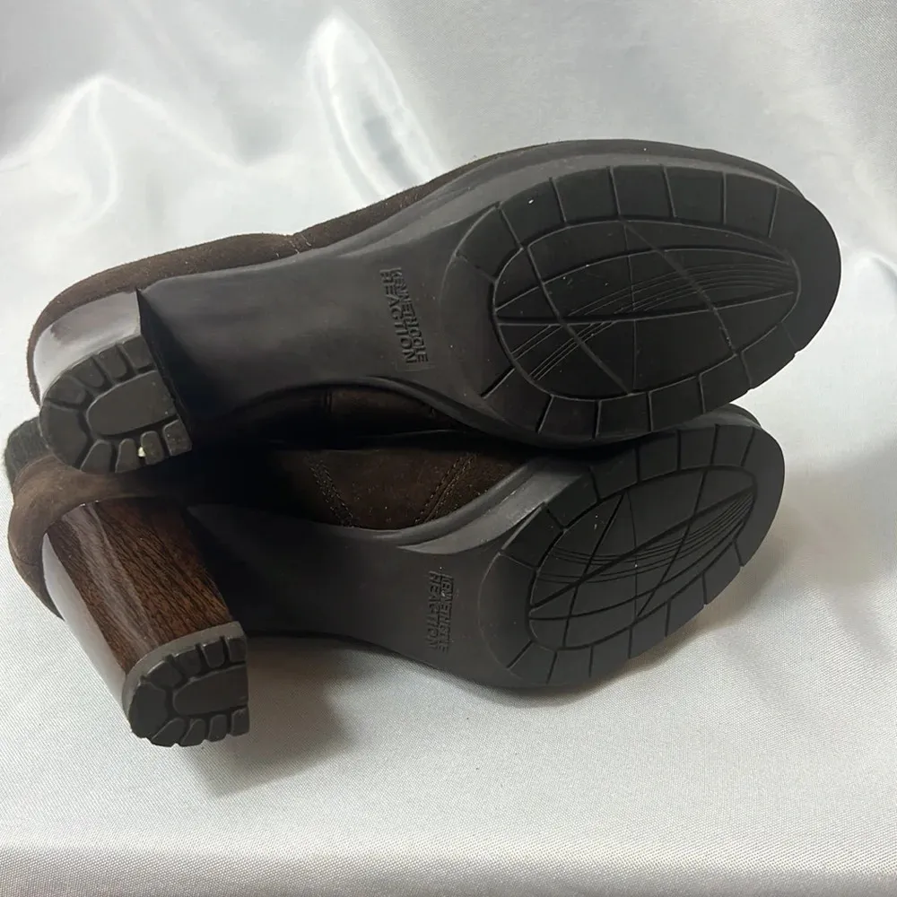 Kenneth Cole Reaction Leather Brown Boots Size 7 - Image 5