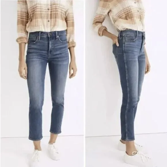 NEW Madewell Stovepipe Jeans in‎ Dearham Wash, 25, NC348 - Image 3