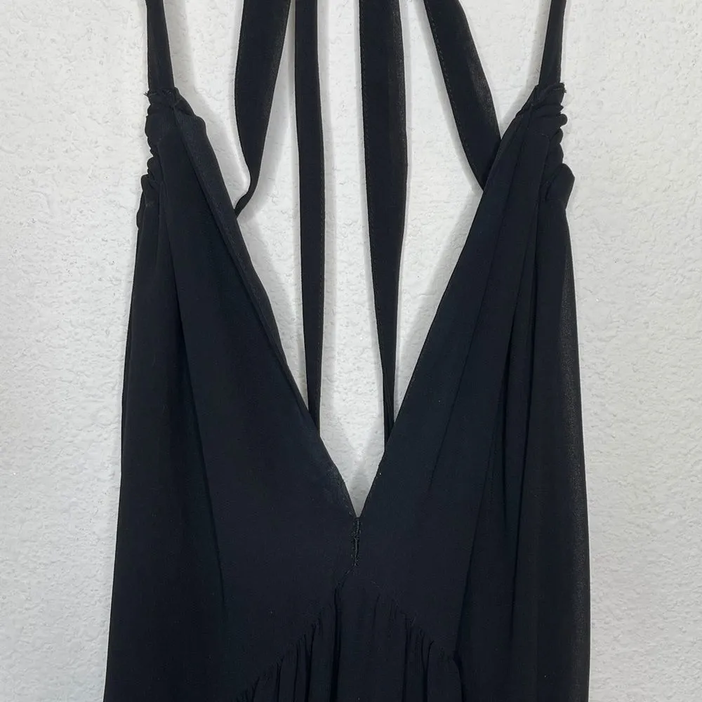 H&M Black Halter Maxi Dress - Image 9
