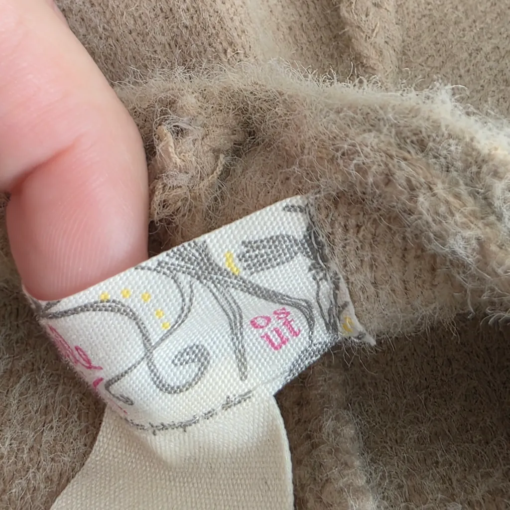 NWOT All I Need Cozy Sand Hooded Duster O/S - Image 6