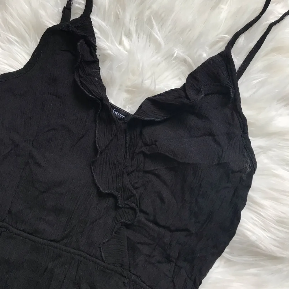 *HP!* flounce surplice cami dress Black - Image 5