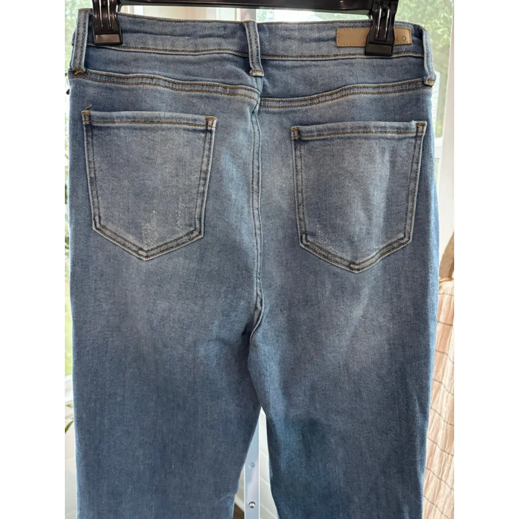 Women's Cello Jeans Flare Two-Tone Blue Size, 11 - Image 6