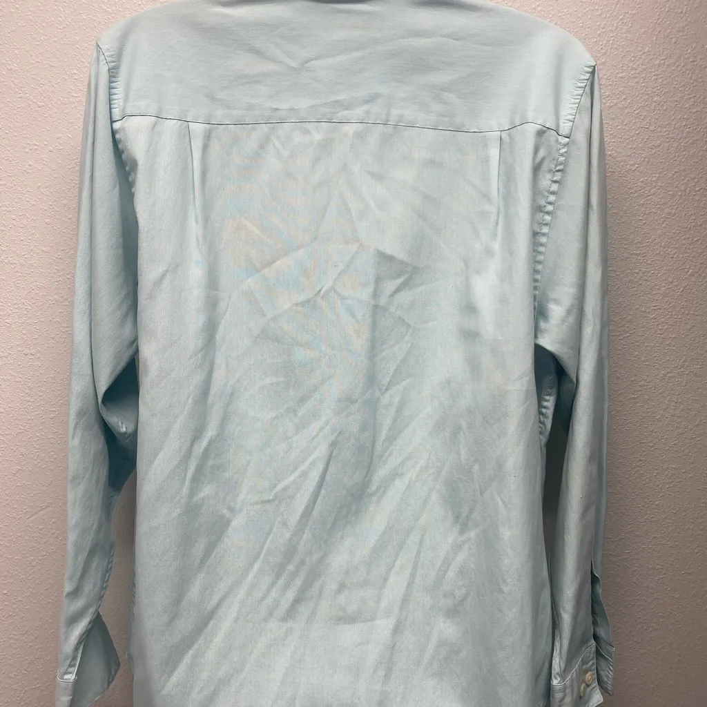 LL Bean Women’s teal Casual Button - Image 2