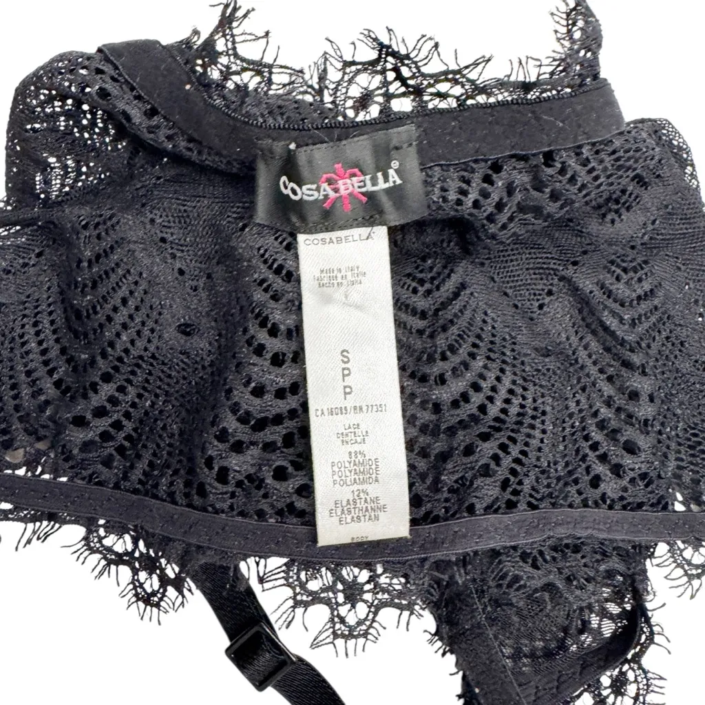 COSABELLA BLACK LACE BRALETTE SIZE S - Image 2