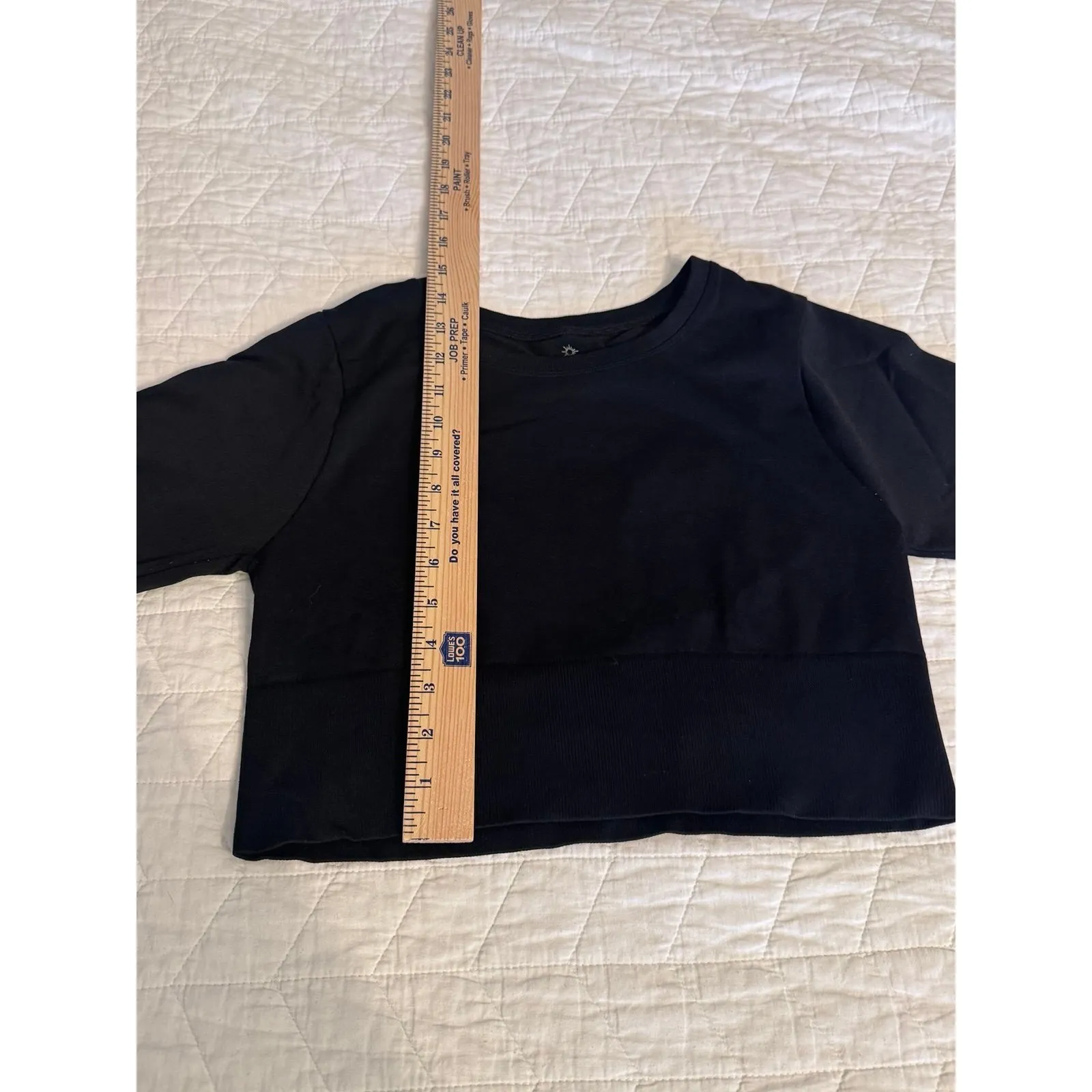 Offline by Aerie Cropped long‎ sleeve top size medium - Image 3