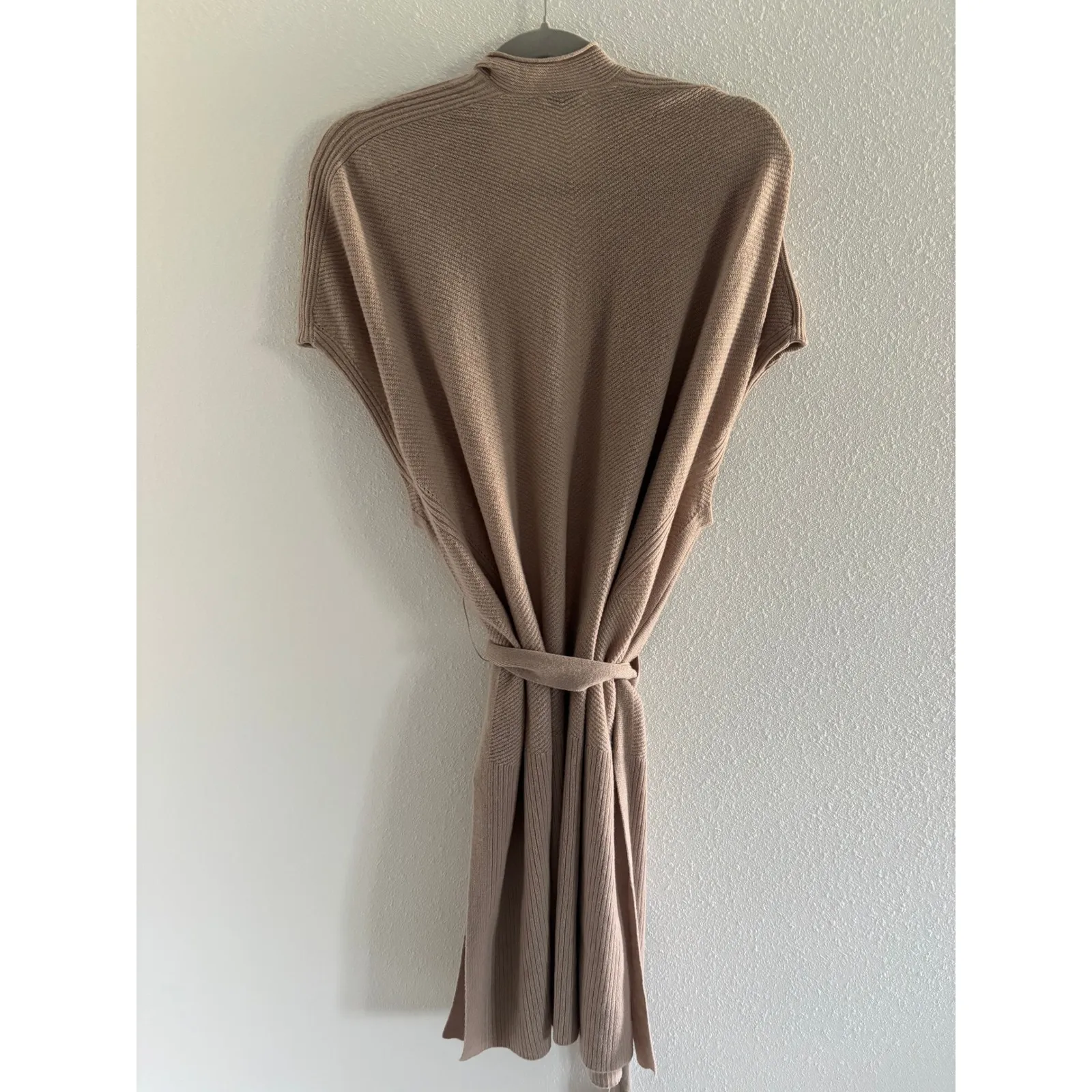 Vince Cashmere Sweater Womens XS Cream Classic Regency Preppy Oversized Luxury - Image 3