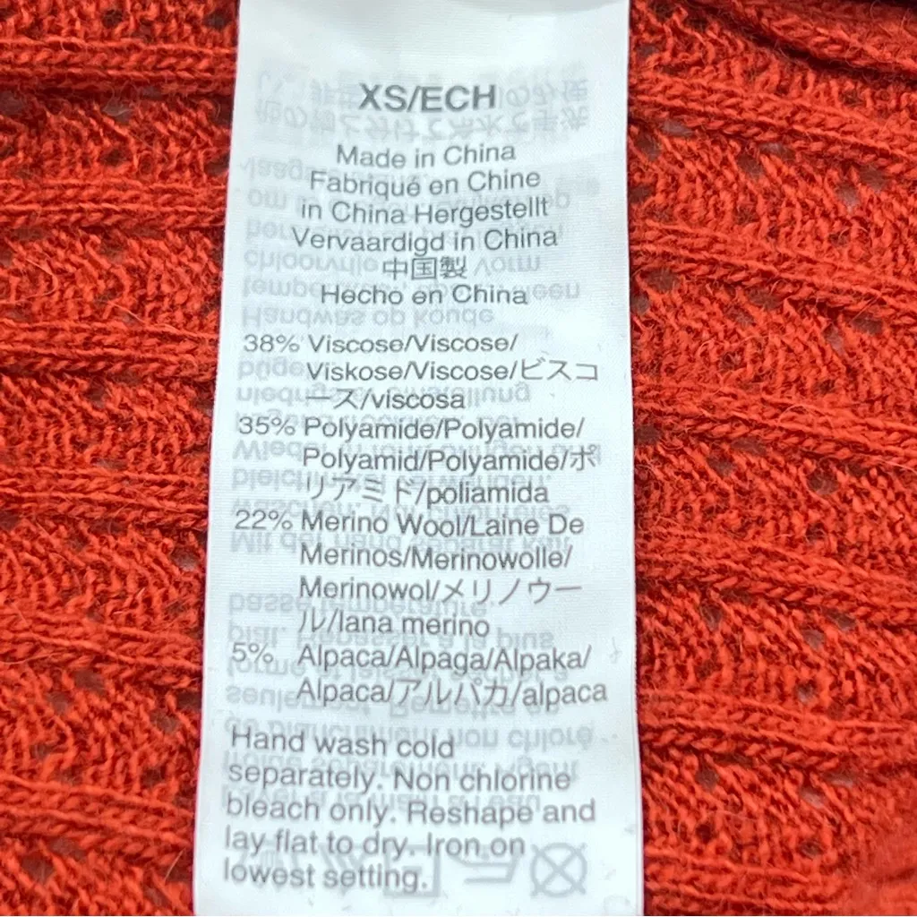 Madewell Vibrant Red Knit Top - Image 10