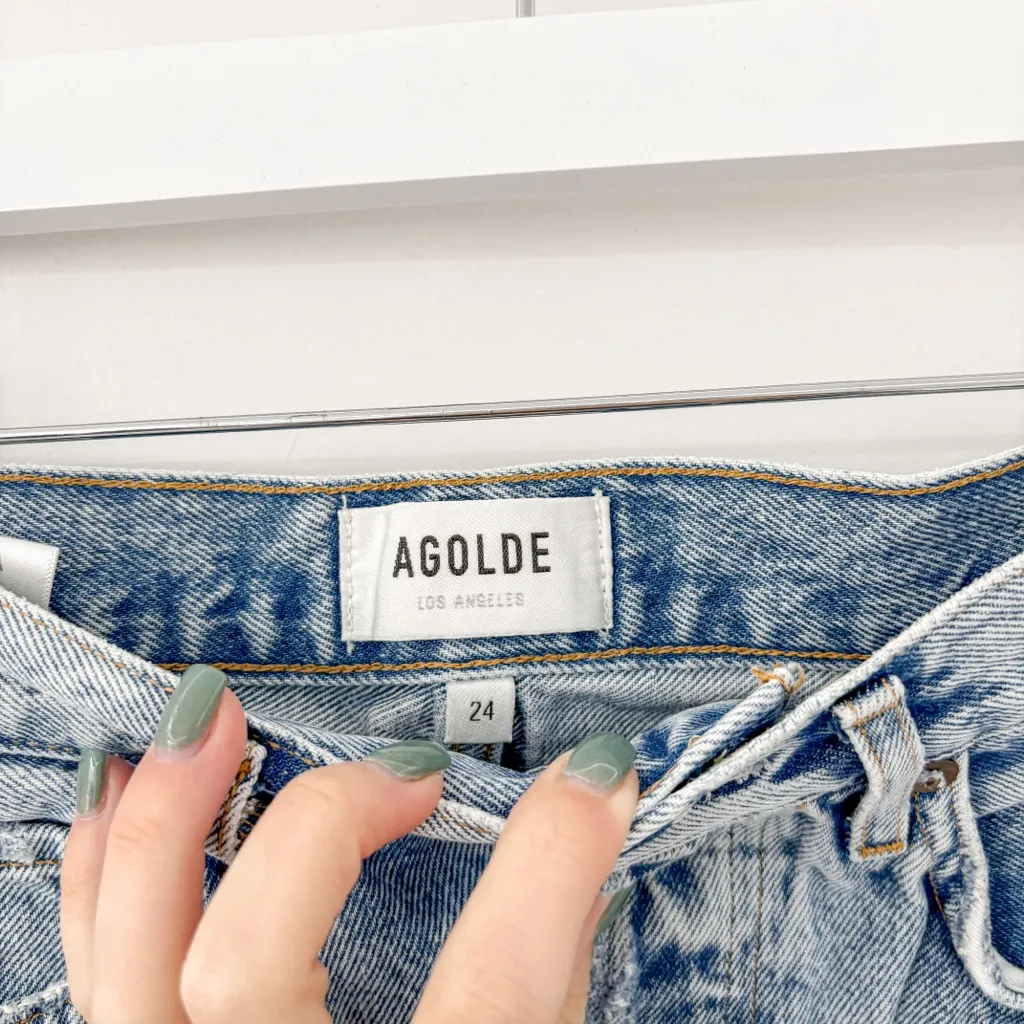 AGOLDE Parker Short Freewheeling Denim - Image 6