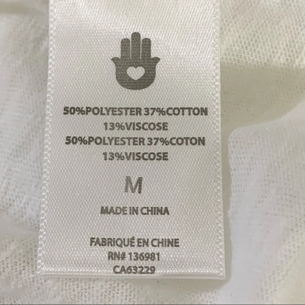 Spiritual Gangster Yoga Crop Top "Happy" Tank White Sleeveless - Image 7