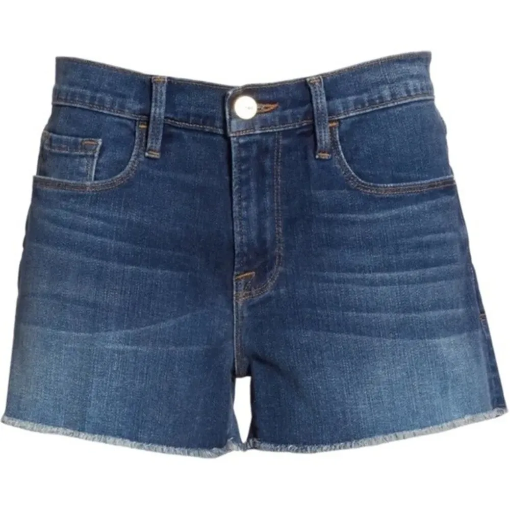 NWT Frame Denim Le Cutoff Jean Shorts Williams Distressed Wash Size 24 | 00 NEW - Image 10