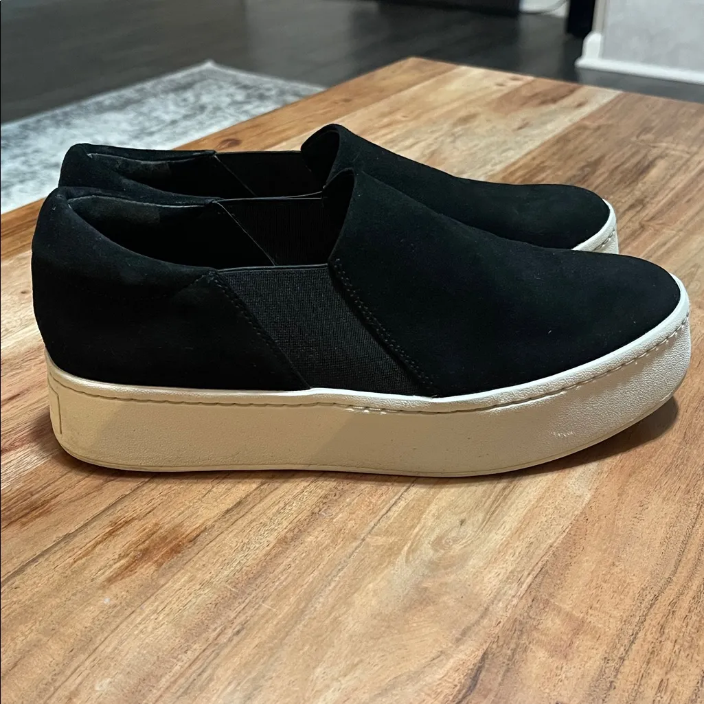 Vince Black Slip-On Loafers - Image 4